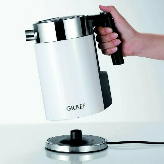 Vannkoker 1,5L med temperaturinnstilling, hvit GRWK701EU by Graef color Vit
