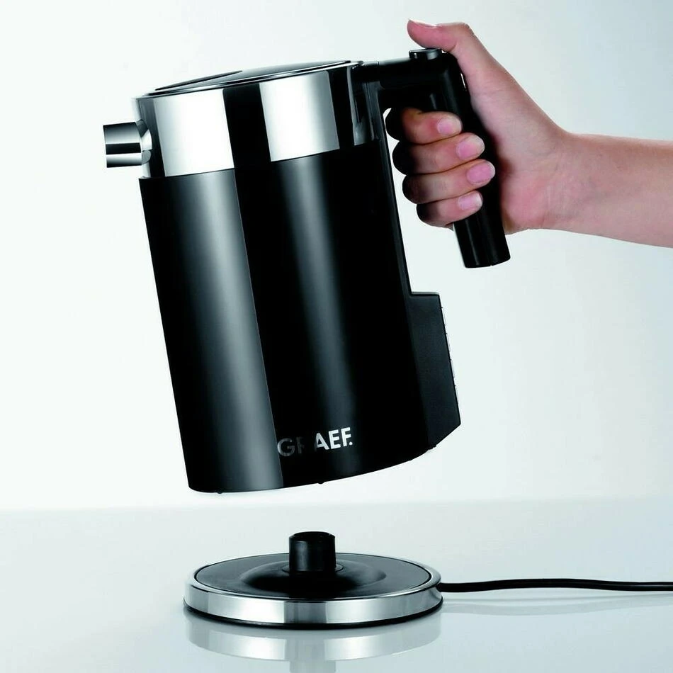 Vannkoker 1,5 l med temperaturkontroll og barnesikring GRWK702EU by Graef color Svart