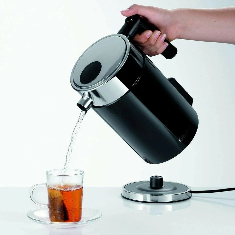 Vannkoker 1,5 l med temperaturkontroll og barnesikring GRWK702EU by Graef color Svart