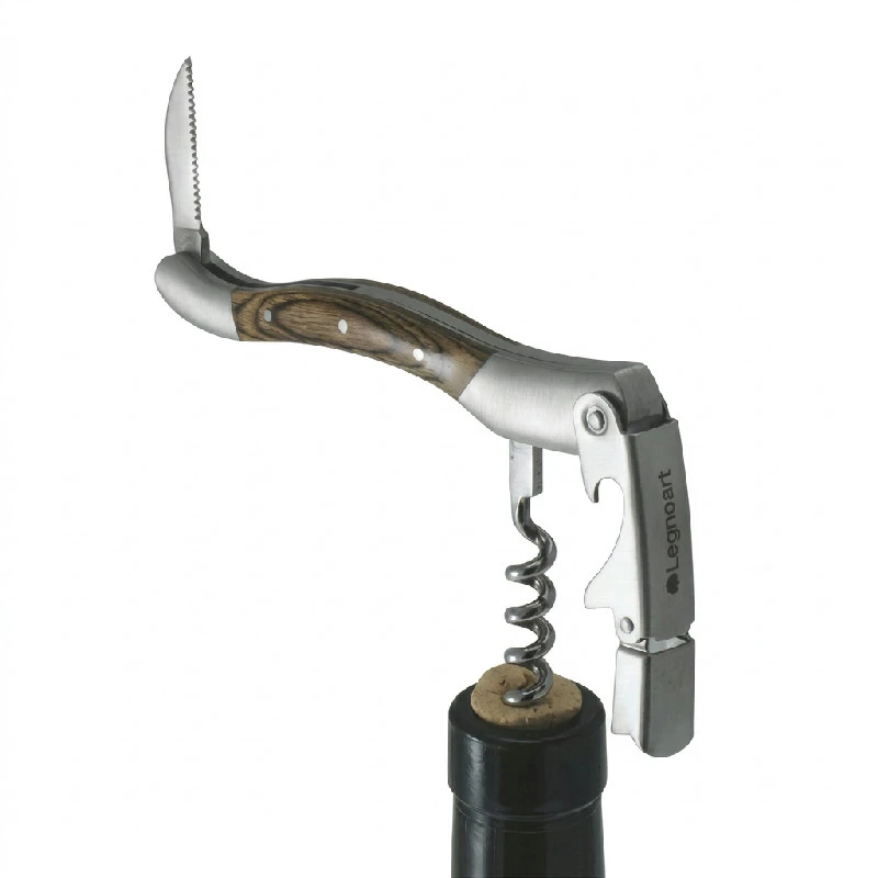 MINI GHEMME Grand Crue Sommelier Korketrekker 16cm LEWF5 by Legnoart color Svart