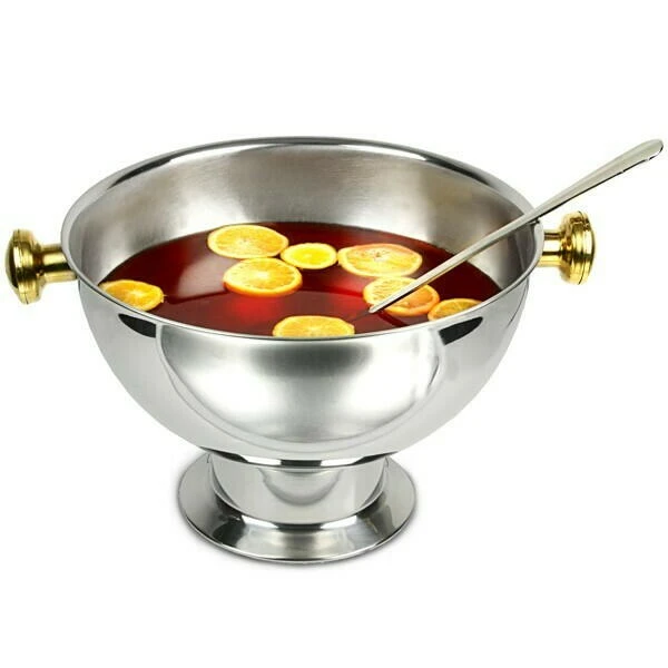 Punch Bowl i rustfritt stål 13,5 l 10726-22642 by Drink color Silver