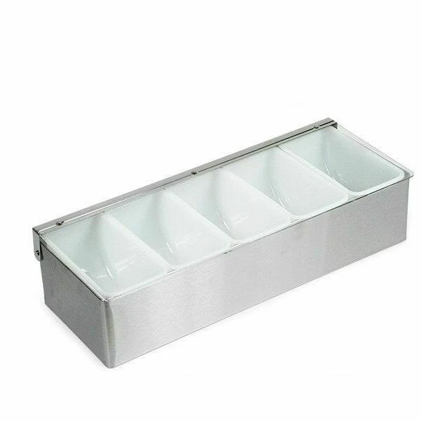 Fruktdispenser stål – 5 deler x 1 pint BTBL3762 by Beaumont color Silver