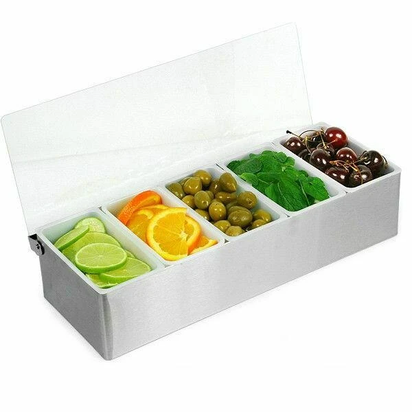 Fruktdispenser stål – 5 deler x 1 pint BTBL3762 by Beaumont color Silver