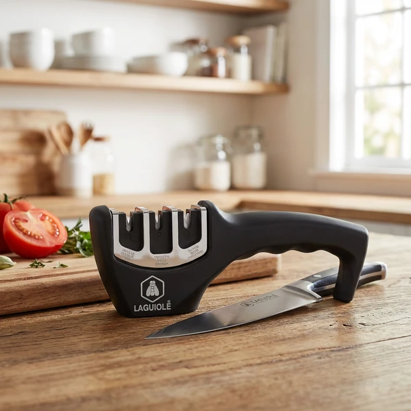 Laguiole Knivsliper med 3 trinn - Svart 40268463 by Laguiole color Svart