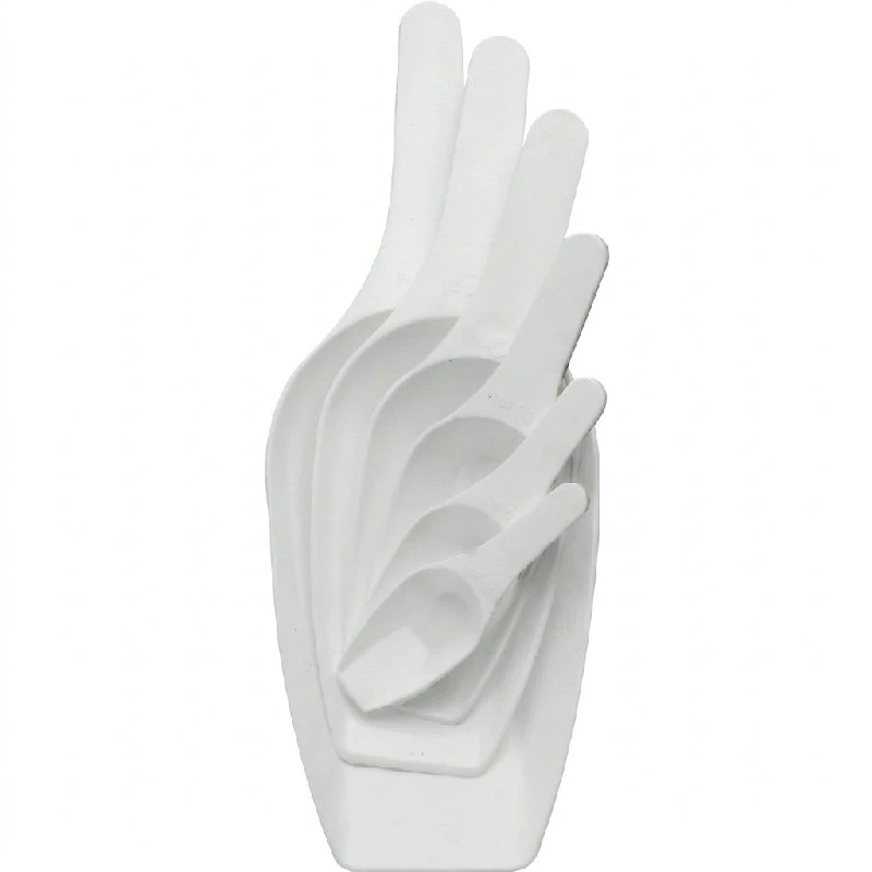 Hvit isskje i plast 100 ml 35913921 by APS color Vit