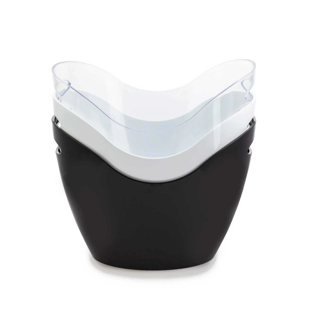 Vin- og champagnekjøler i hvit plast 4L SC23-B by Rbdrinks color Vit