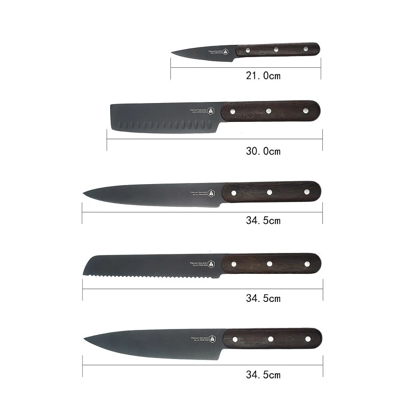 Laguiole Kjøkkenkniver 5 stk 40268478 by Laguiole color Svart