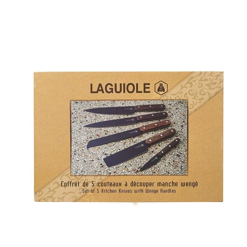 Laguiole Kjøkkenkniver 5 stk 40268478 by Laguiole color Svart