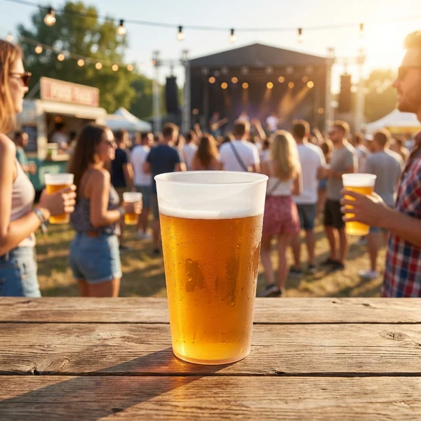Festivalkrus 30 cl gjenbrukbare ECO300 by Rbdrinks color Svart