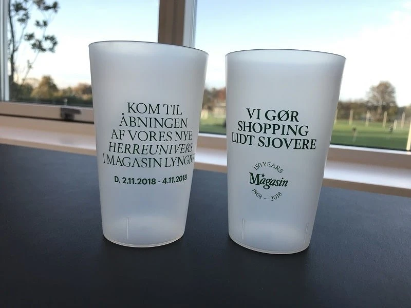 Festivalkrus 30 cl gjenbrukbare ECO300 by Rbdrinks color Svart