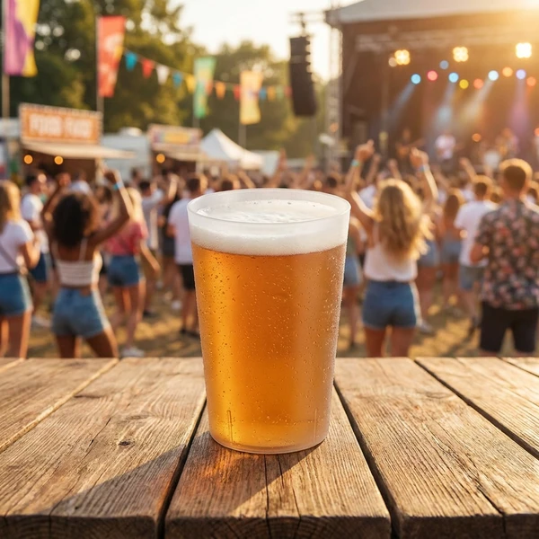 Festivalkrus 20 cl gjenbrukbare ECO200 by Rbdrinks color Svart