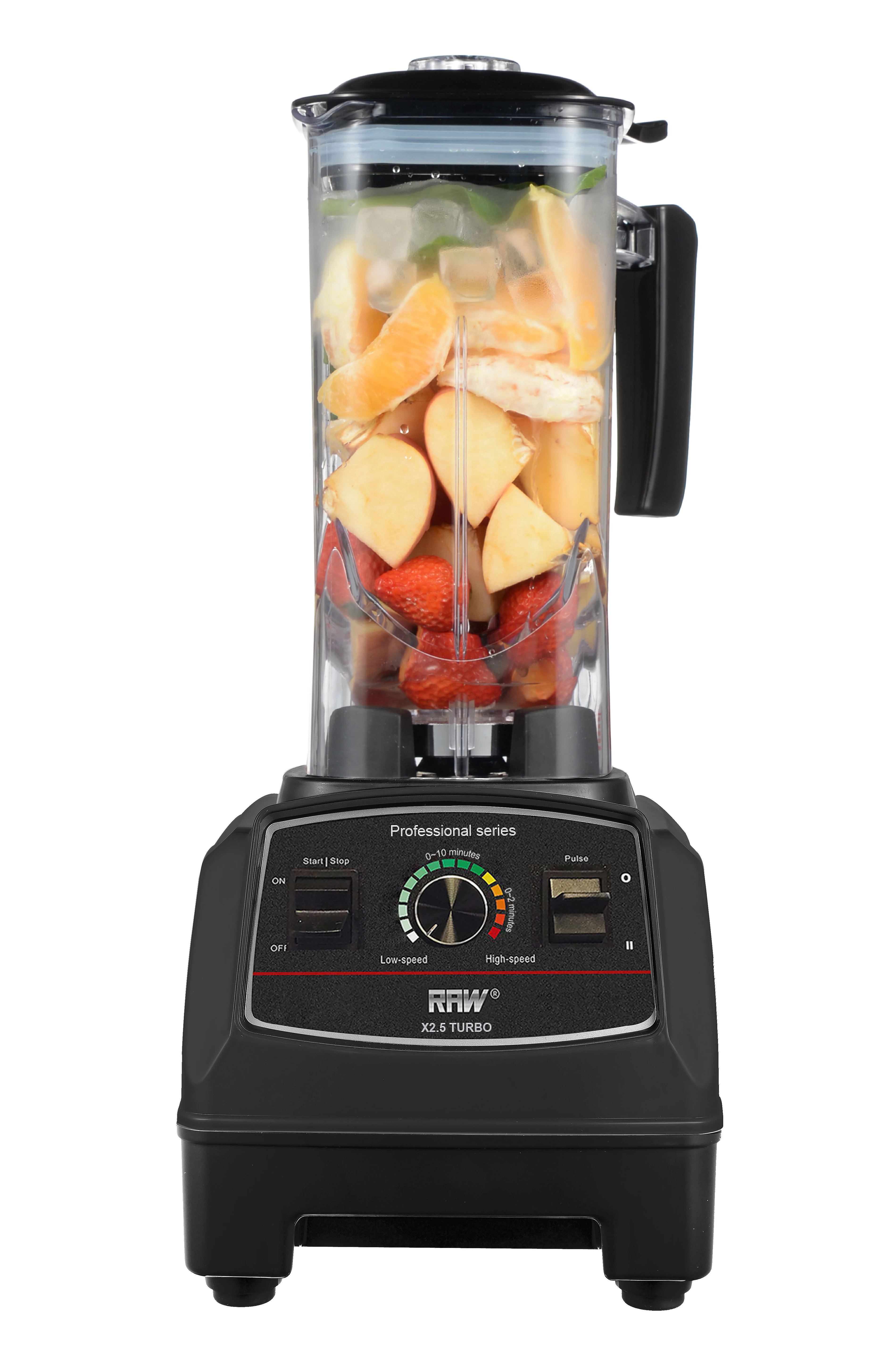 RAW Blender X 2.5 Turbo Svart 2.5HP 2.2L RAWX2.5TURBO.B by Raw Blende color Svart
