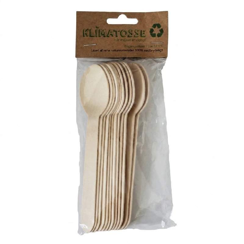 Treskjeer 14 cm - Pakke med 12 stk. 4201054  color Svart