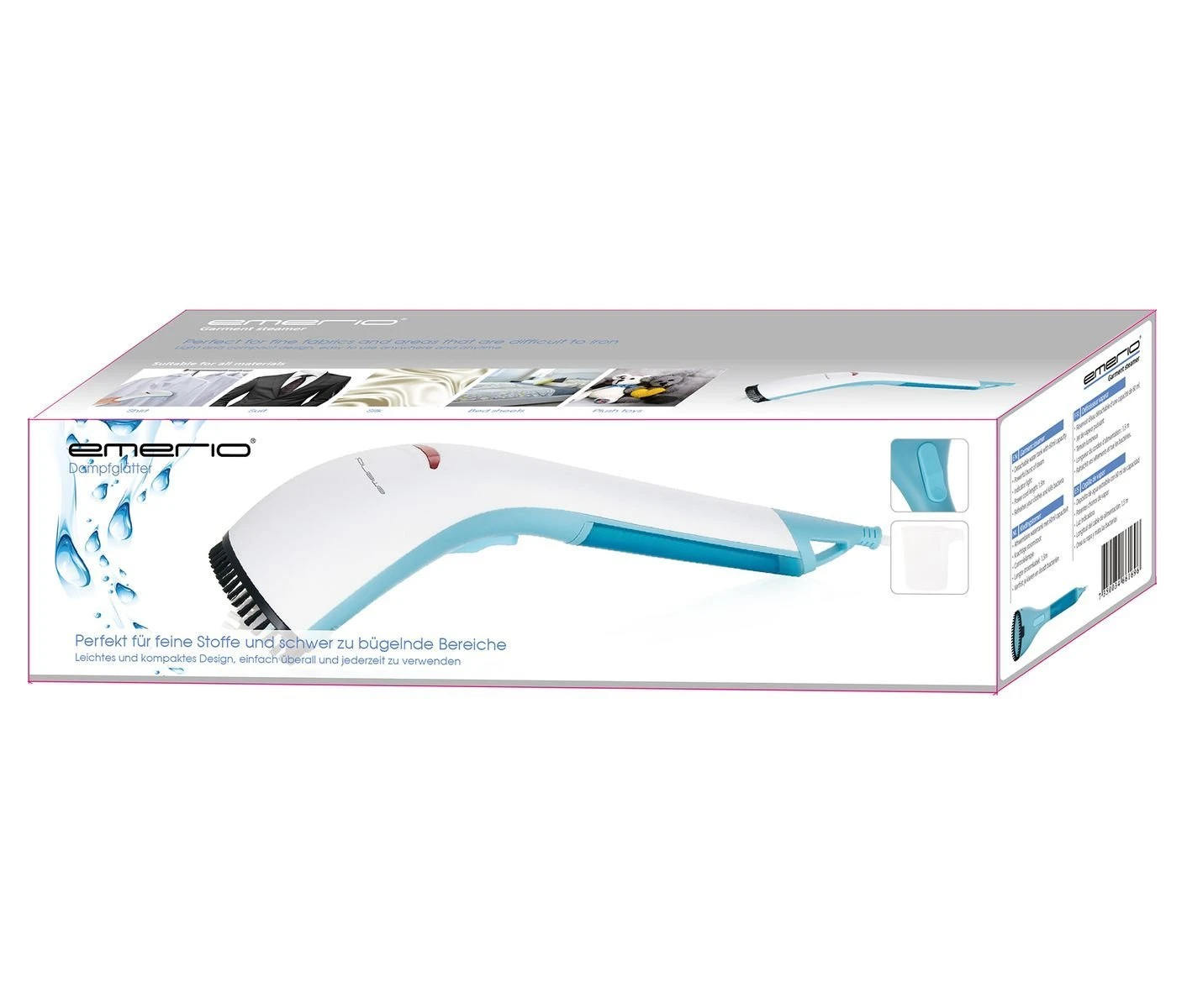 Emerio Håndsteamer 1220W 30-SB120752  color Svart