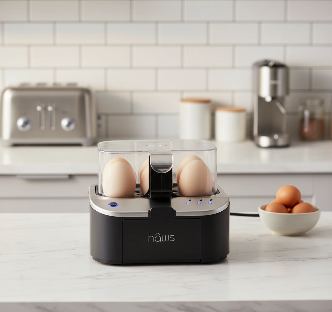 Hâws talende eggkoker til 6 egg 30-AET6 by Hâws color Svart/silver