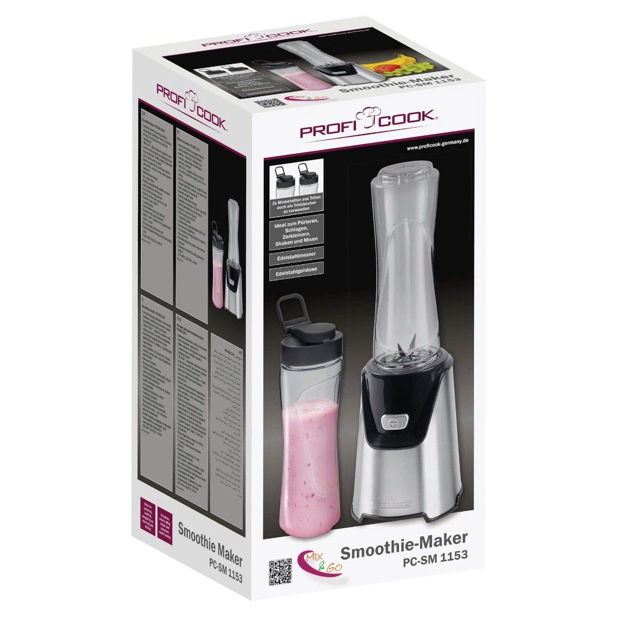 Profi Cook Smoothie Maker To Go 21-501153 by Profi Cook color Svart