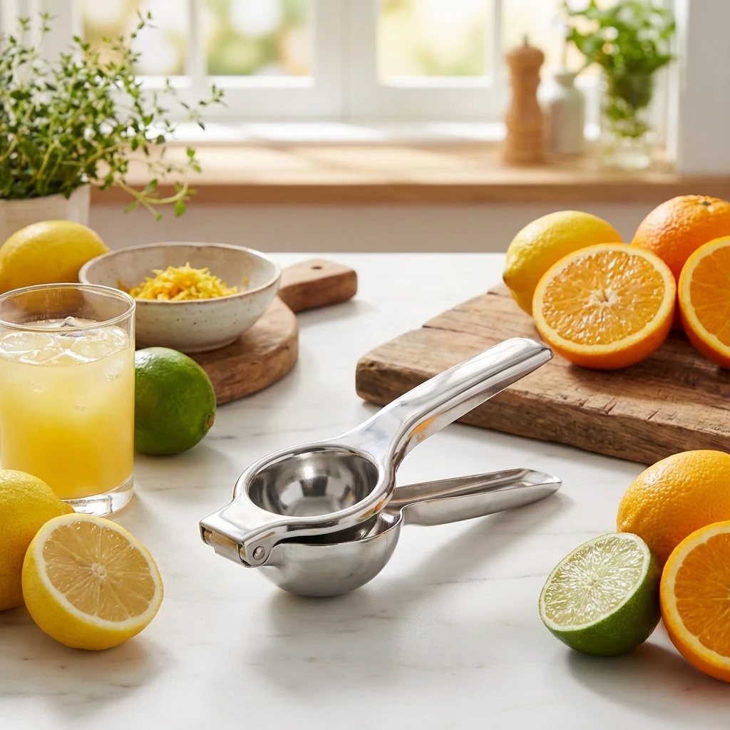 Sitruspresse i rustfritt stål CG-N by Barlife color Svart