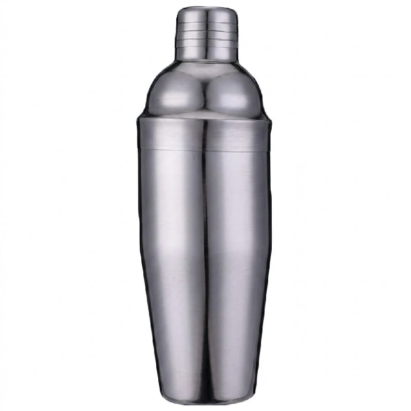 Matt 3-delt cocktailshaker 750 ml CG-75 by Barlife color Silver