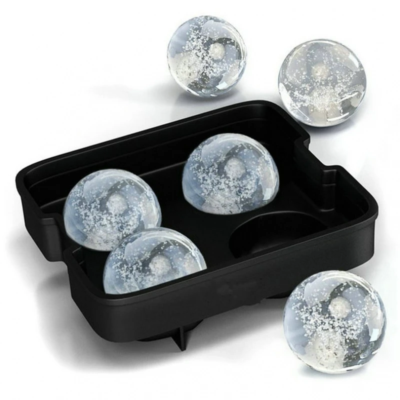 Silikon Iskuleform for 4 iskuler ICMD0008 by Barlife color Svart
