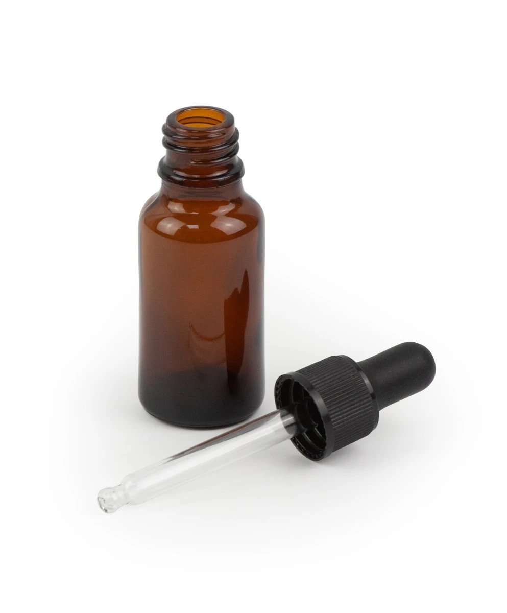 Glassflaske med pipette 20ml 3926 by Beaumont color Bruin