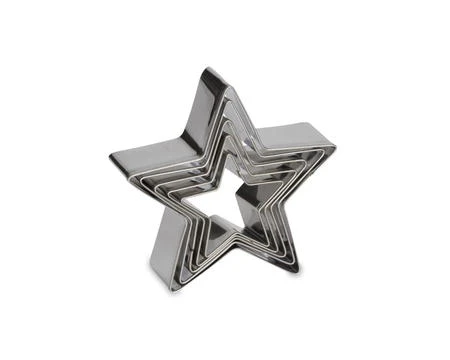 Patisse Utstikkersett Stjerne 5 stk. – Rustfritt stål 02012 by Luigi Borm color Silver
