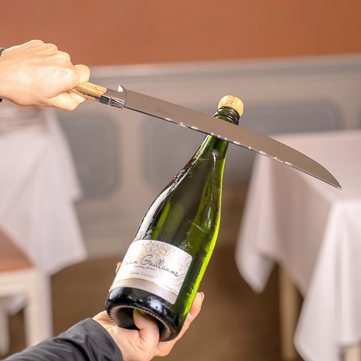 Laguiole Champagnesabel - LG 30-LGCPO001 by Laguiole By Hâws color Silver