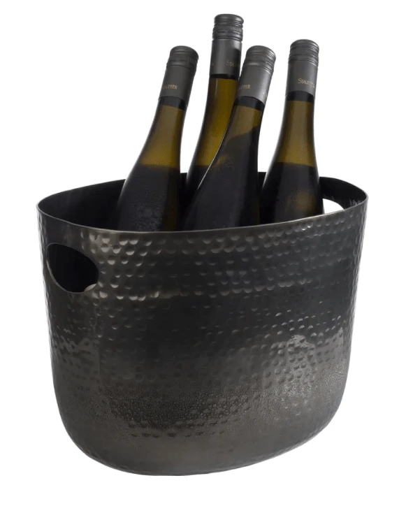 APS vinkjøler, aluminium/hamret sort, 7 ltr. 30195402 by Koop color Svart