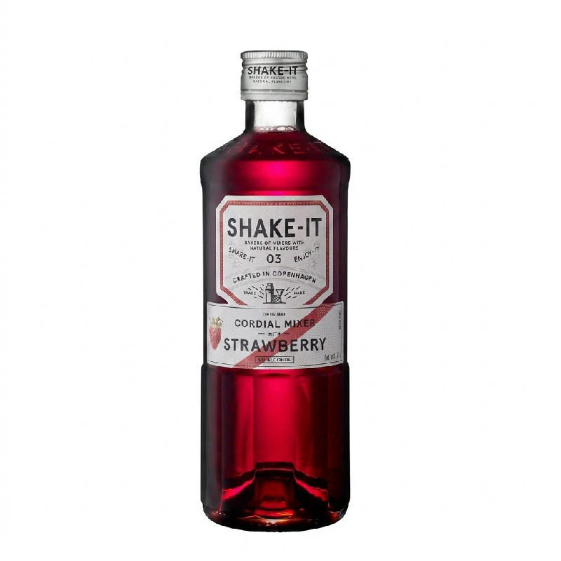 Shake-It Jordbær Sirup Mixer (+pant) FL 50 8005003 by Shake-It color Svart