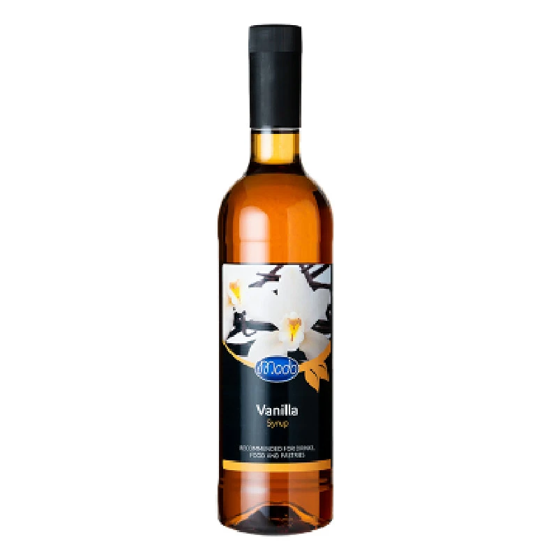 Modo Vanilje Sirup, PET FL 75 M18 by MODO color Svart