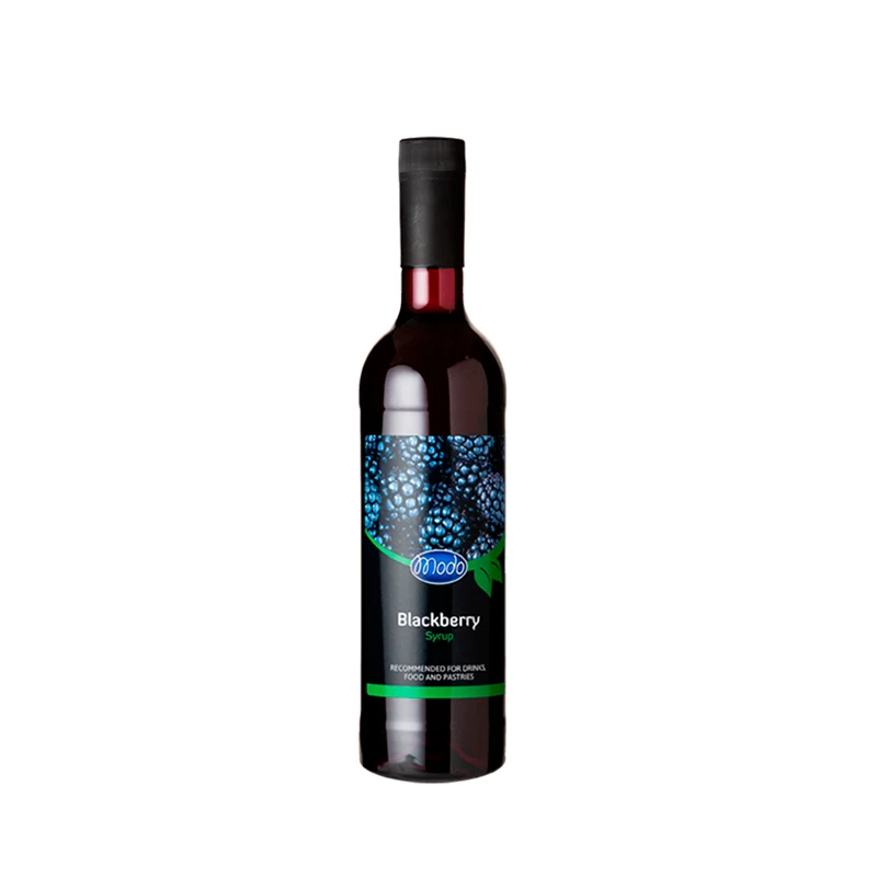 Modo Brombær Syrup, PET FL 75 M36 by MODO color Svart