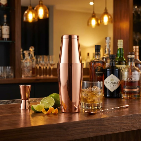 Kobber Shaker 80cl - Mezclar BTBL3346 by Beaumont color Koppar