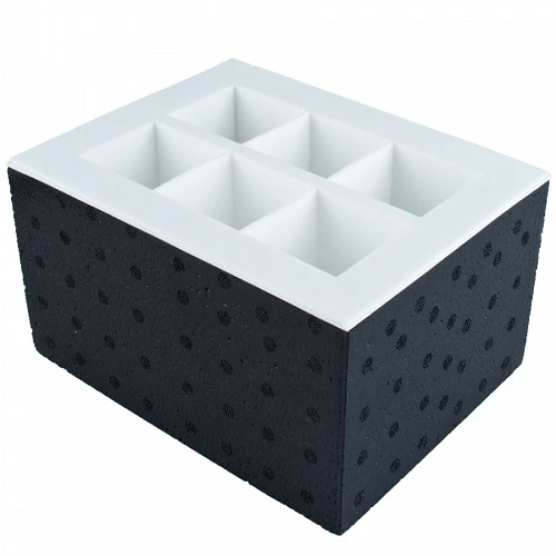 Isbitform for klare isbiter - 5x5x5cm 8590BS by PRIME BAR color Svart