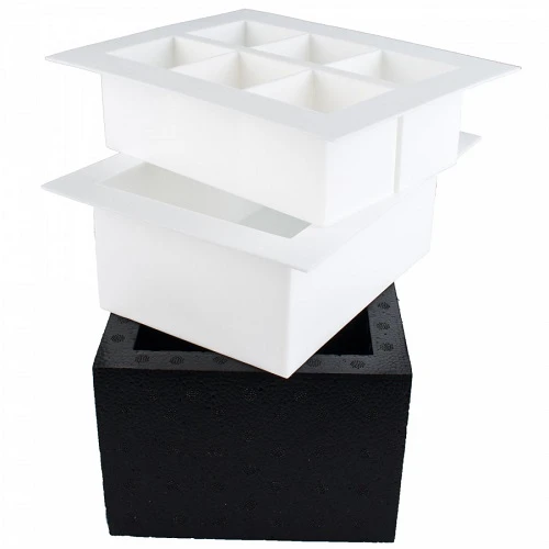 Isbitform for klare isbiter - 5x5x5cm 8590BS by PRIME BAR color Svart