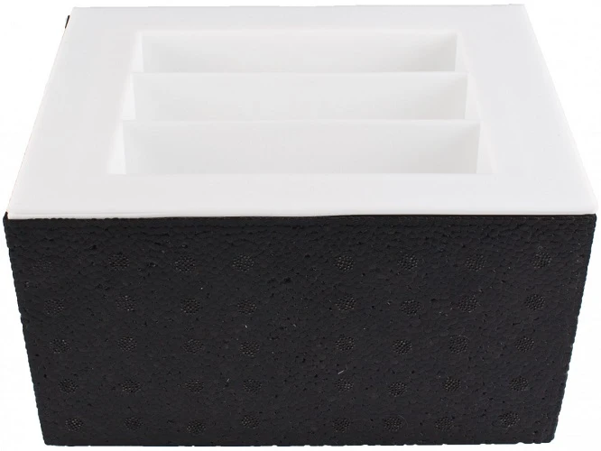 Isbitbrett for klare isbiter - 13,5x3,5x3,5cm 8589BS by PRIME BAR color Svart