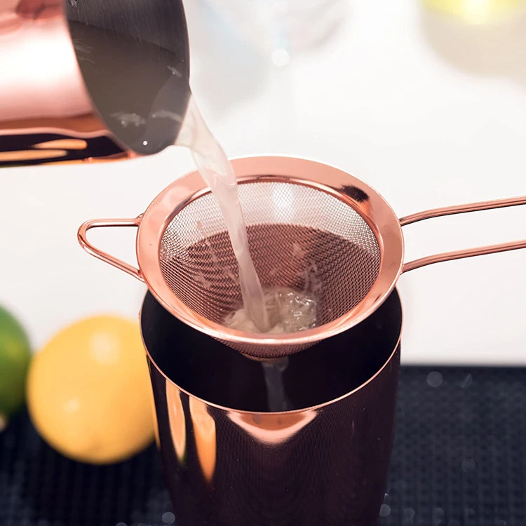 Cocktailshakersett med 11 deler - Kobber CG-TJ16 by Barlife color Koppar