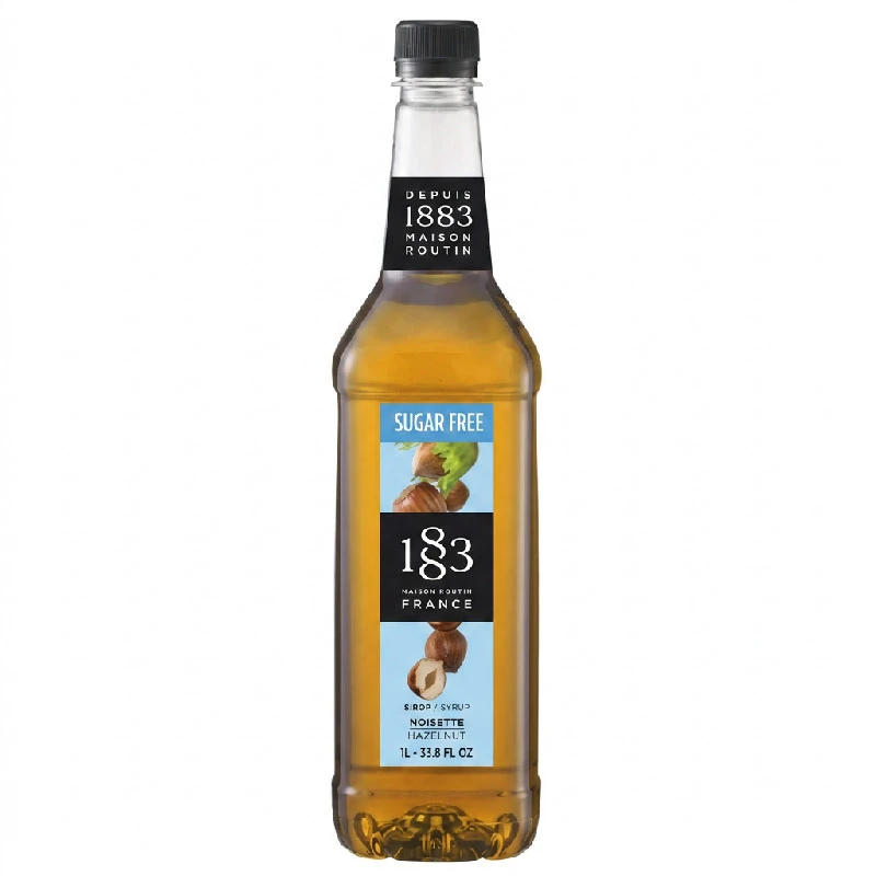 1883 Sukkerfri Hasselnøtt Sirup PET 17-4391 by 1883 color Svart