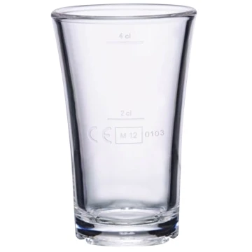 Glass4ever Shotglass Polykarbonat 4 cl 100206 by GLASS4EVER color Vit