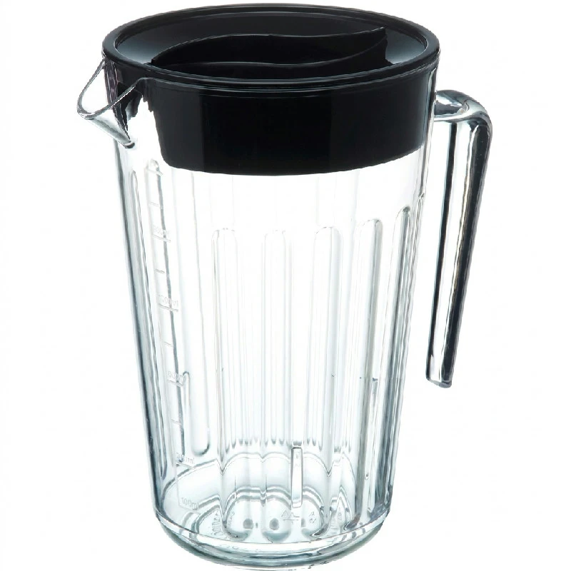 Mugge 0,5 L med lokk 500109-Tritan by GLASS4EVER color Svart