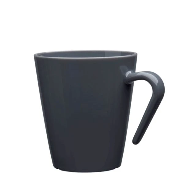 Kaffe Stack, mørkegrå 27 cl 400120-DG PP by GLASS4EVER color Svart