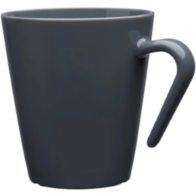 Kaffe Stack, mørkegrå 27 cl 400120-DG PP by GLASS4EVER color Svart