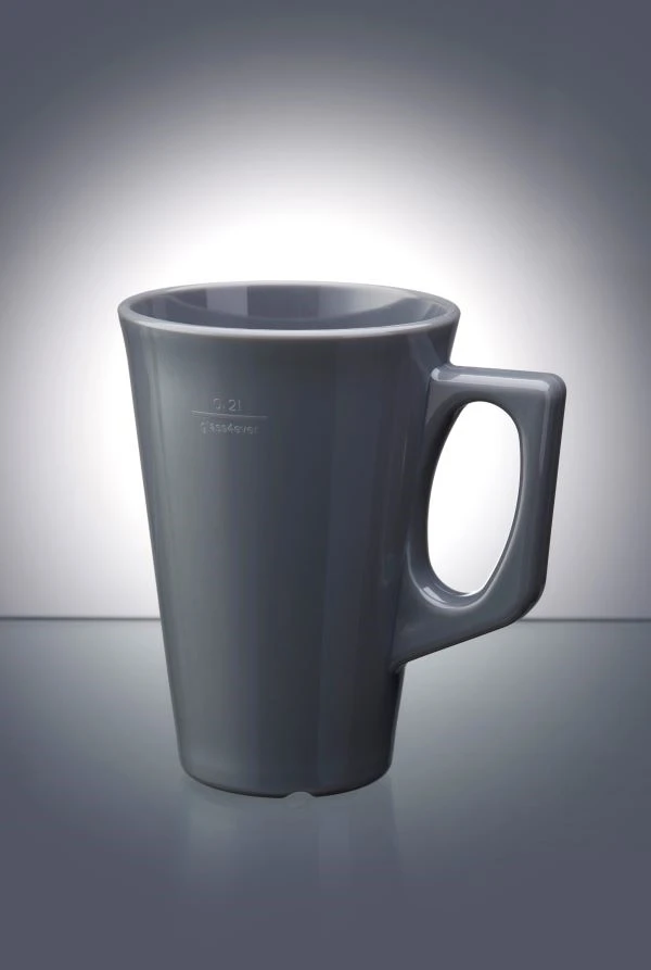 Kaffekrus 25 cl mørkegrått - Polykarbonat 400100-DG by GLASS4EVER color Mörkgrå