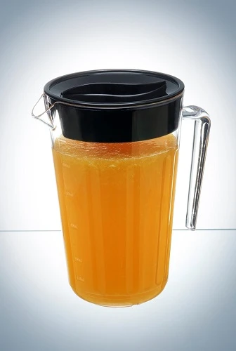 Kanne 1 L med lokk 500105-Tritan by GLASS4EVER color Svart