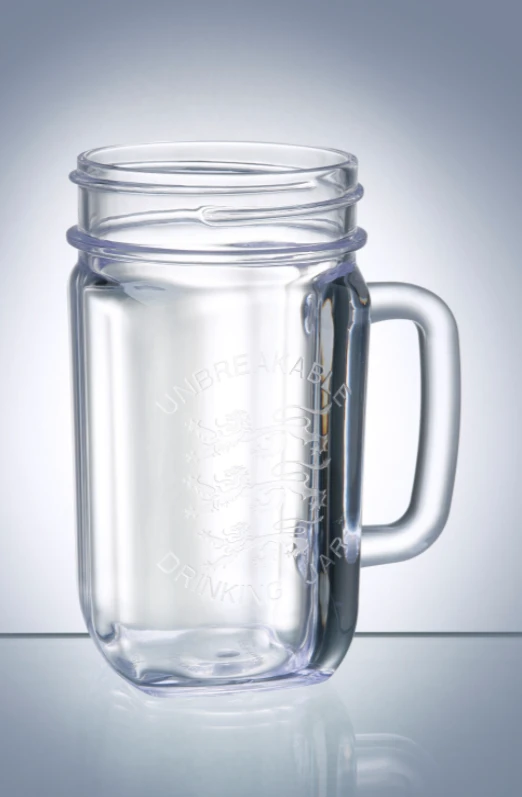 Drinking Jar drikkeglass 41 cl i klar polykarbonat 200921-SAN by GLASS4EVER color Helder