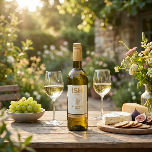 Chateau Del ISH Chardonnay Hvitvin – Alkoholfri 75 cl 30412 by Chateau color Svart