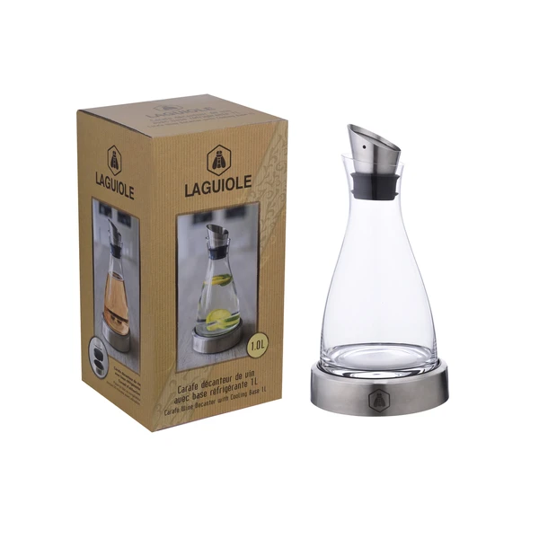 Laguiole karaffel med vinkjølerbunn 40269026 by Laguiole color Svart