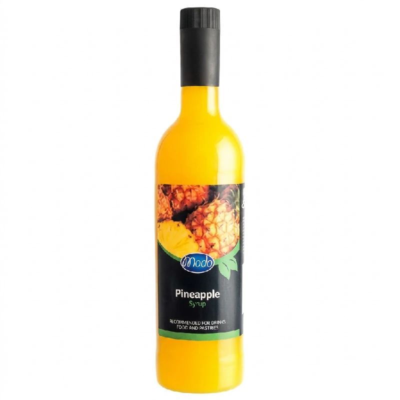 Modo Ananas sirup, PET FL 75 M14 by MODO color Svart