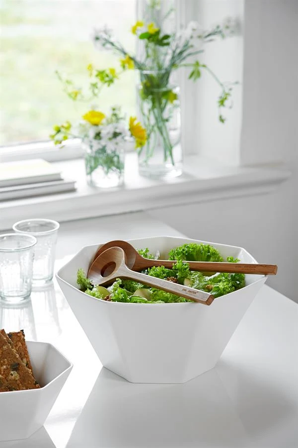 HEPTA skål med bestikk hvit 27 x 13,5 cm ST65500 by Steel-Function color Svart