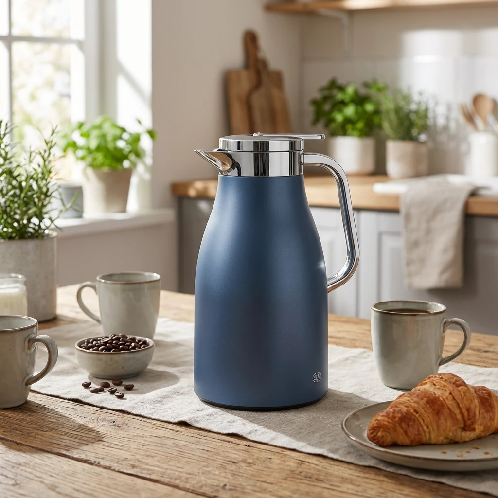 Alfi Skyline Termokanne 1 liter Denim 17485 by Alfi color Blauw