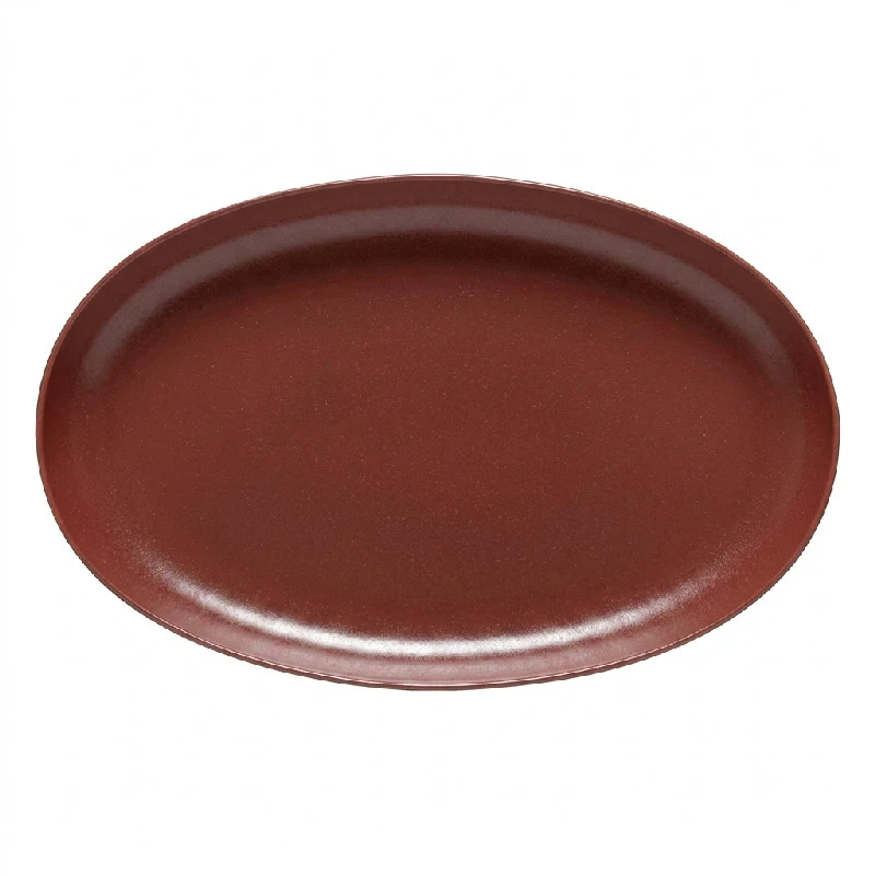 CASA Pacifica Serveringsfat oval 41 x 26 cm Cayenne 22088 by CASA color Cayenne