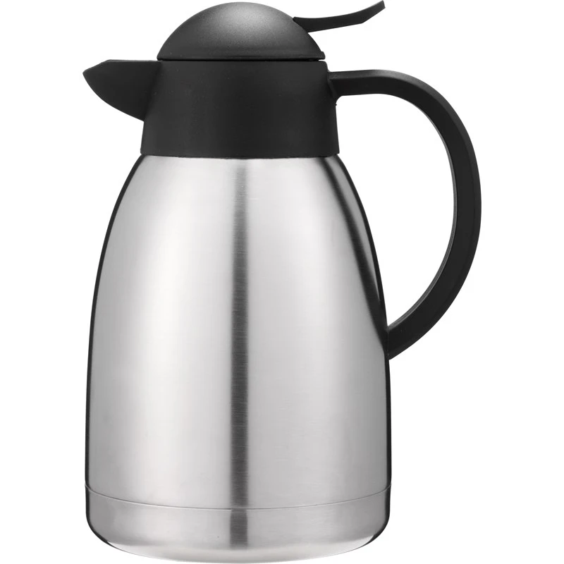 Destino termokanne, rustfritt stål/sort, 1,5 l 45120304 by DESTINO color Svart